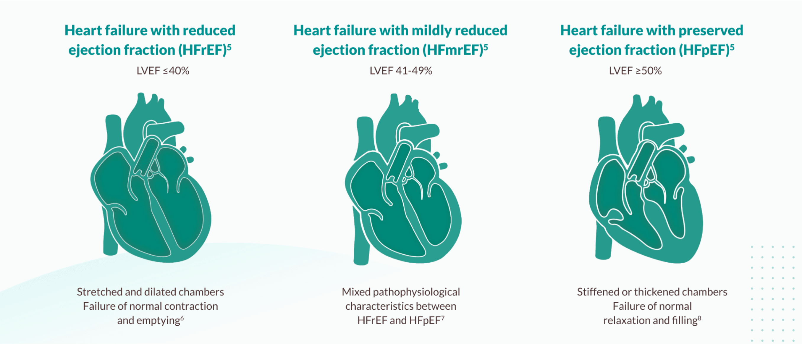 ESC defined types of heart failure