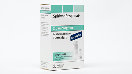 SPIRIVA Respimat (tiotropium) product box 