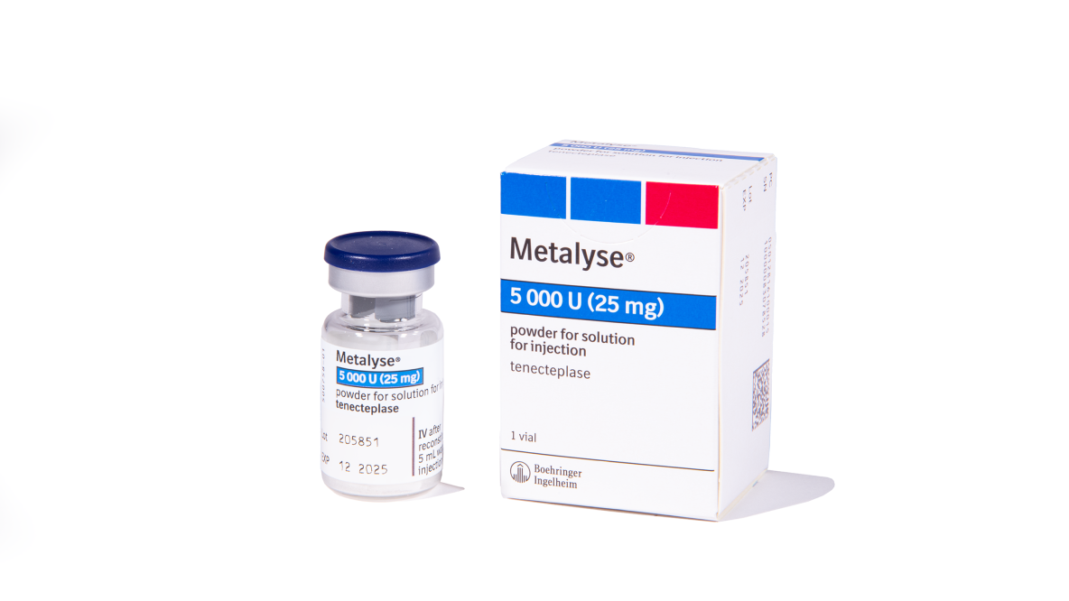 Metalyse® 25 mg (tenecteplase) packshot