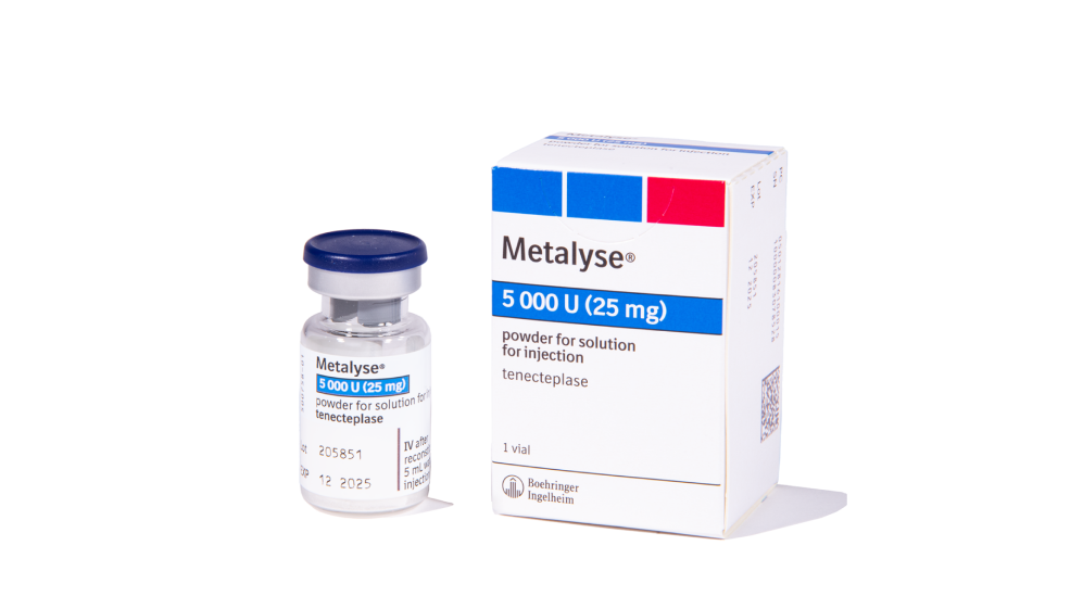 Metalyse® 25 mg (tenecteplase) packshot
