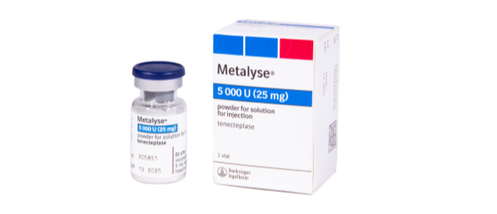 Metalyse® 25 mg (tenecteplase) packshot