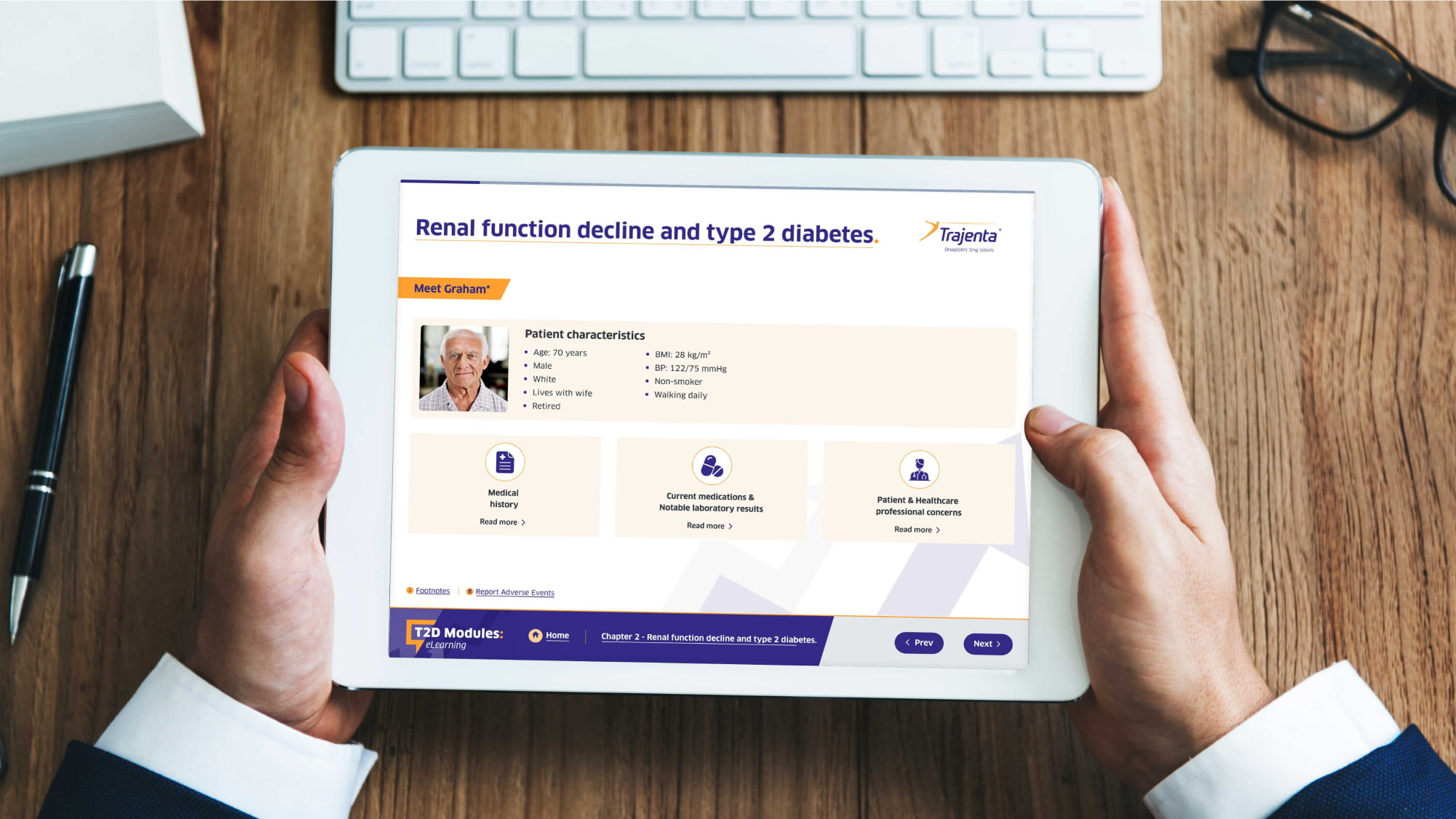 eLearning module: Renal function decline and type 2 diabetes