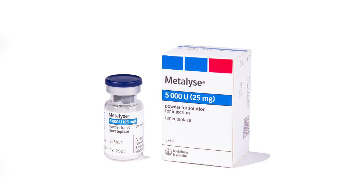 Metalyse® 25 mg (tenecteplase) packshot