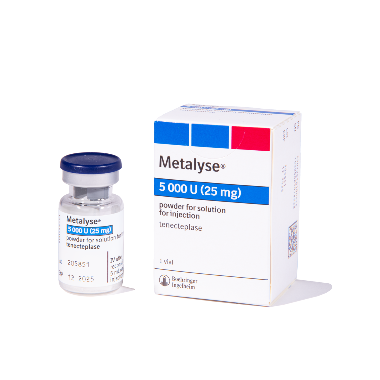 Metalyse® 25 mg (tenecteplase) packshot