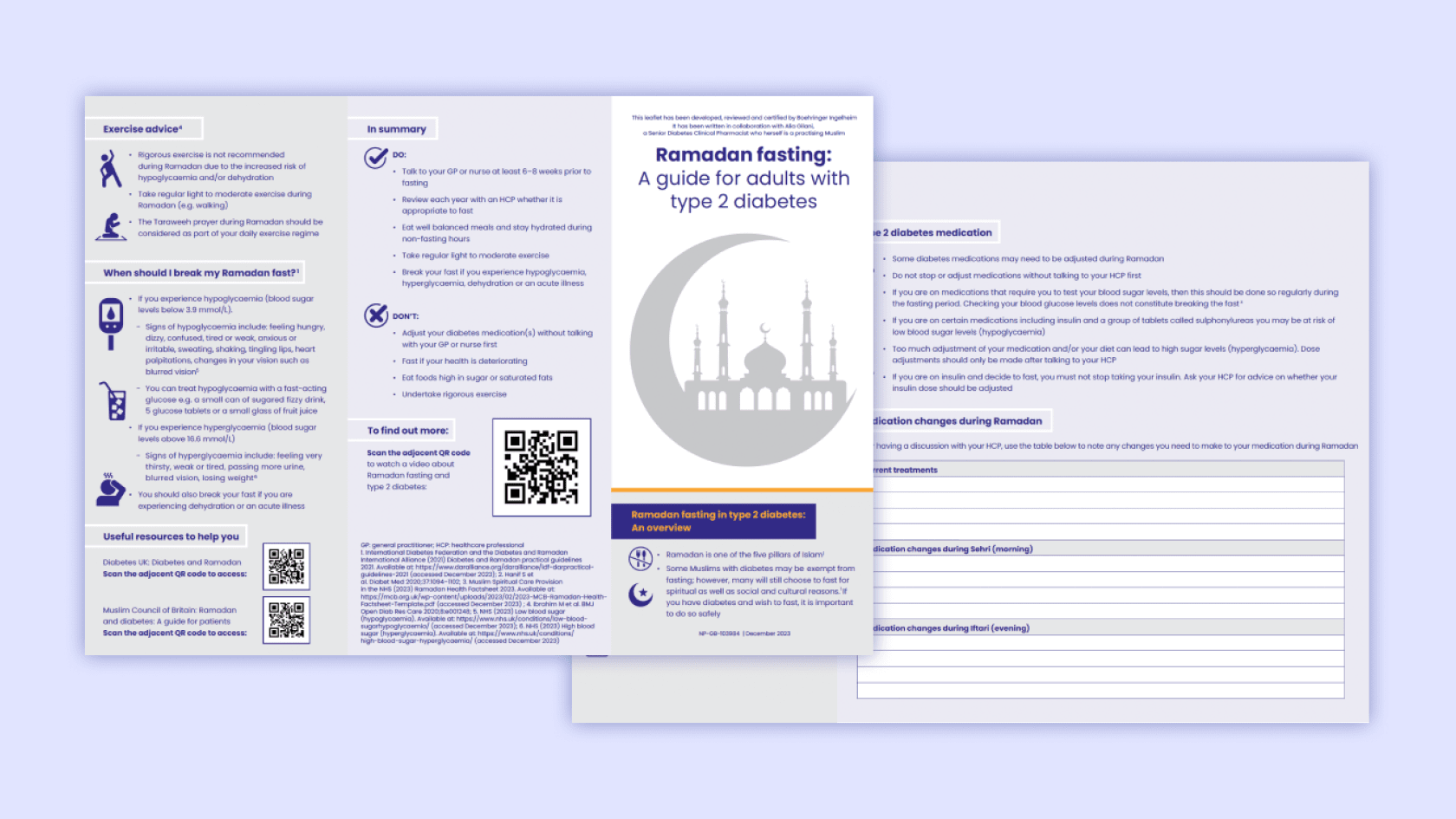 Ramadan patient leaflet