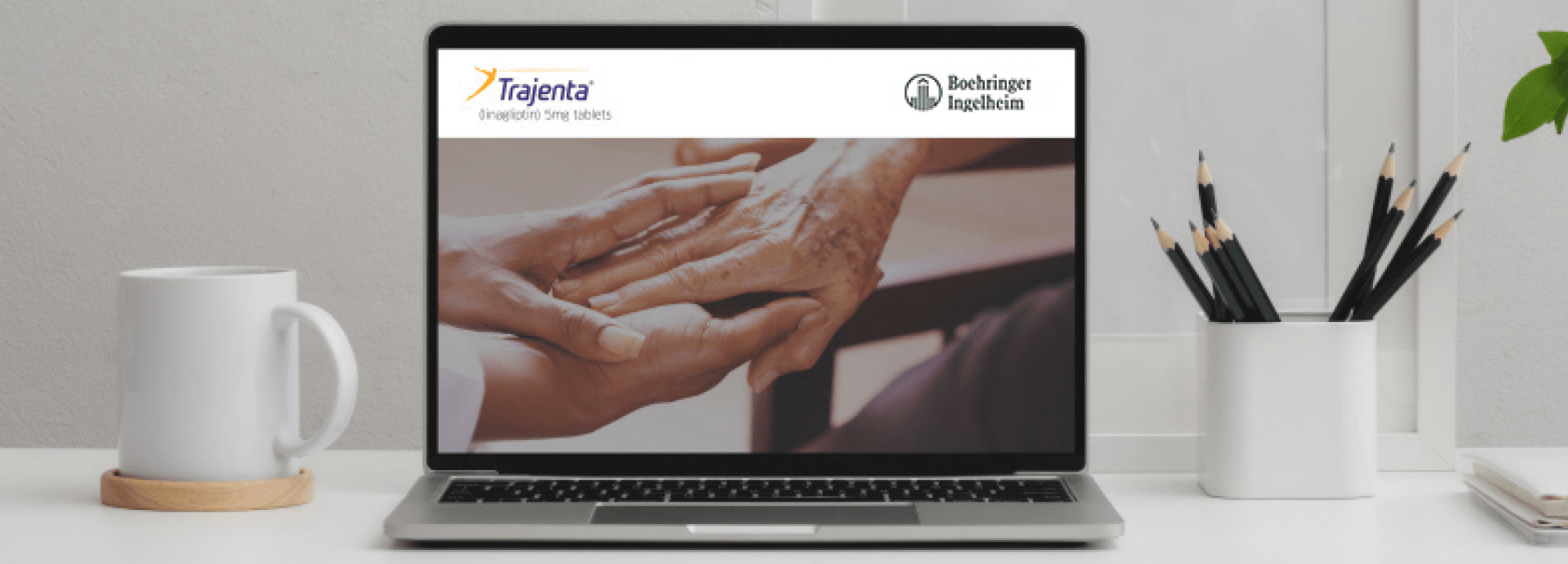 Two people holding hands