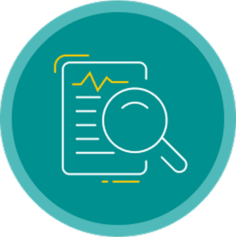 Early/improved diagnosis icon