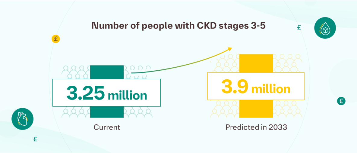 CKD burden economic infographic
