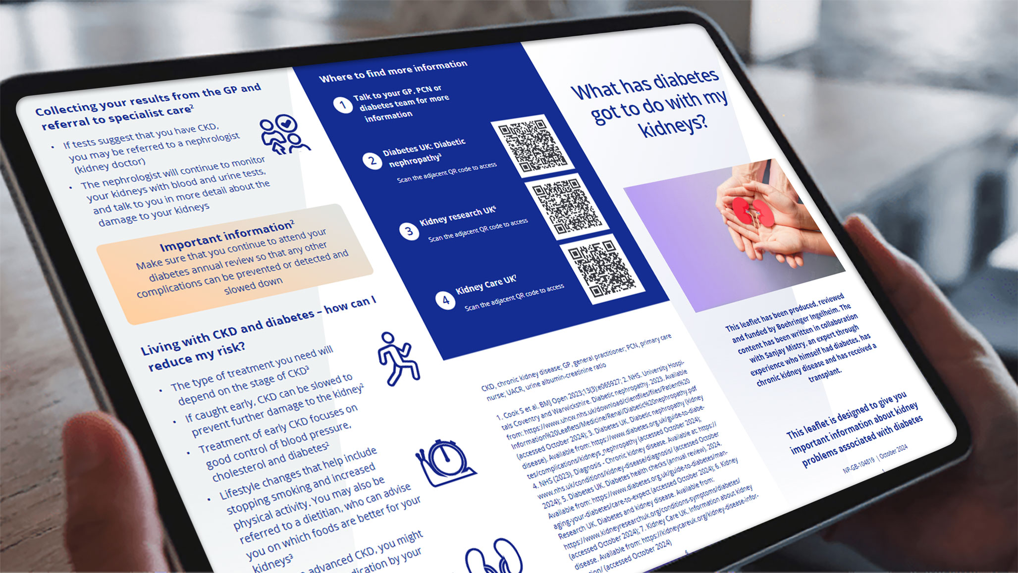 What has diabetes got to do with my kidneys?