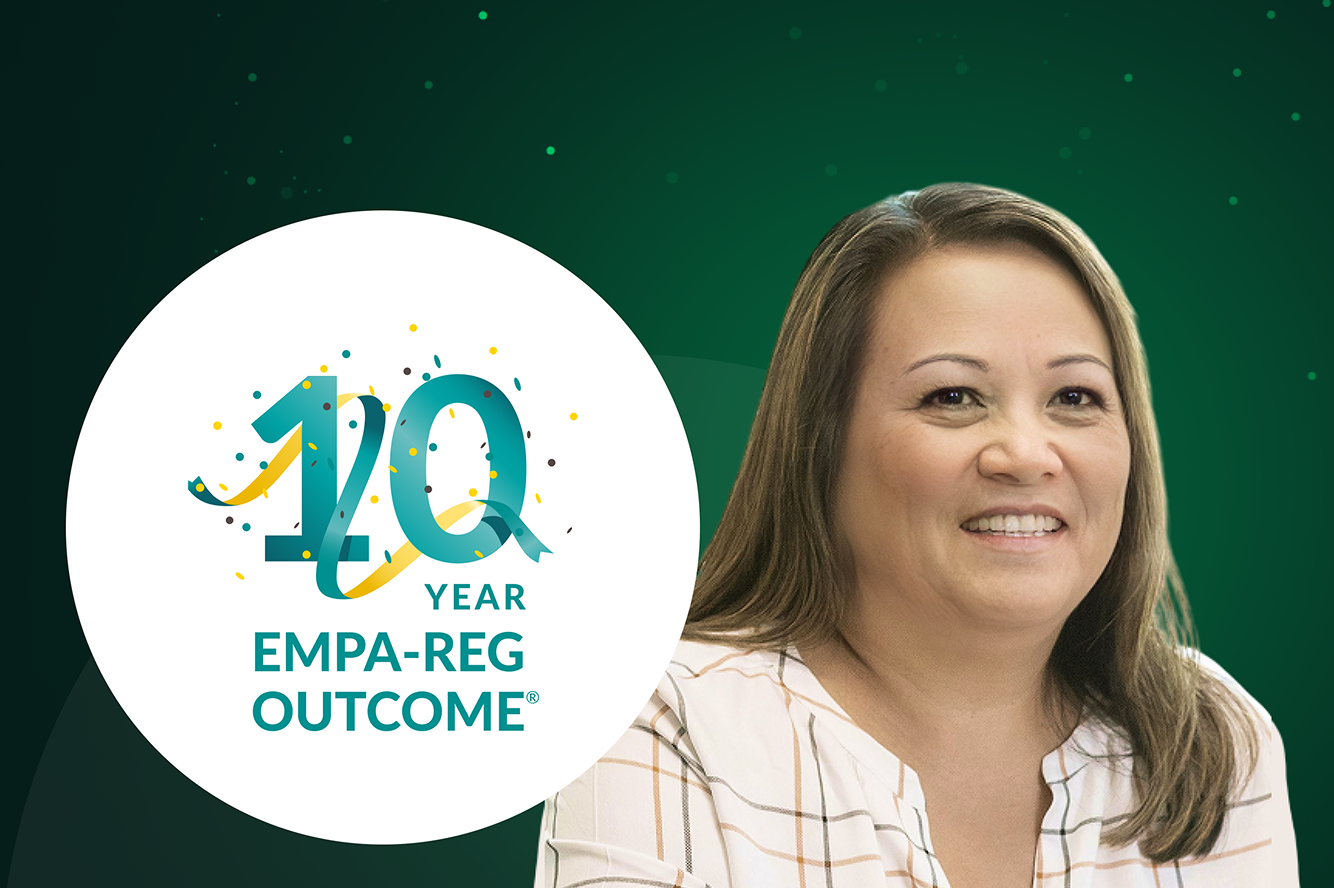 EMPA-REG OUTCOME® trial 10 year anniversary banner