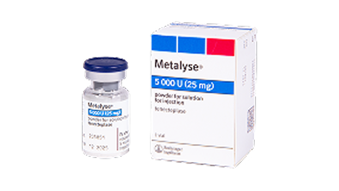 Metalyse® 25 mg (tenecteplase) packshot