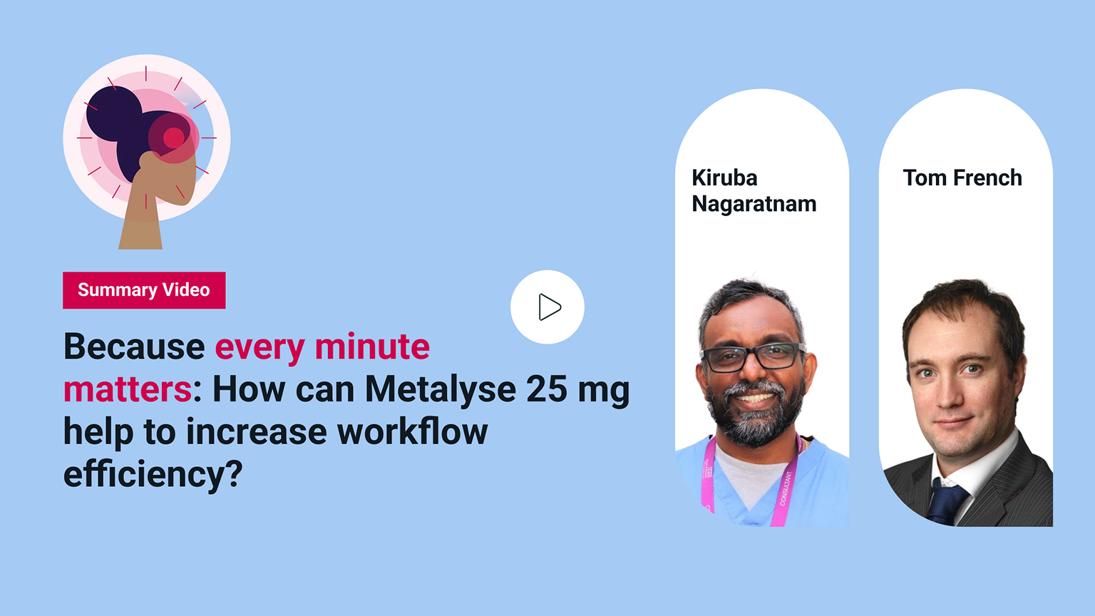 How can Metalyse 25 mg increase workflow efficiency in the thrombolytic treatment of acute ischaemic stroke? thumbnail