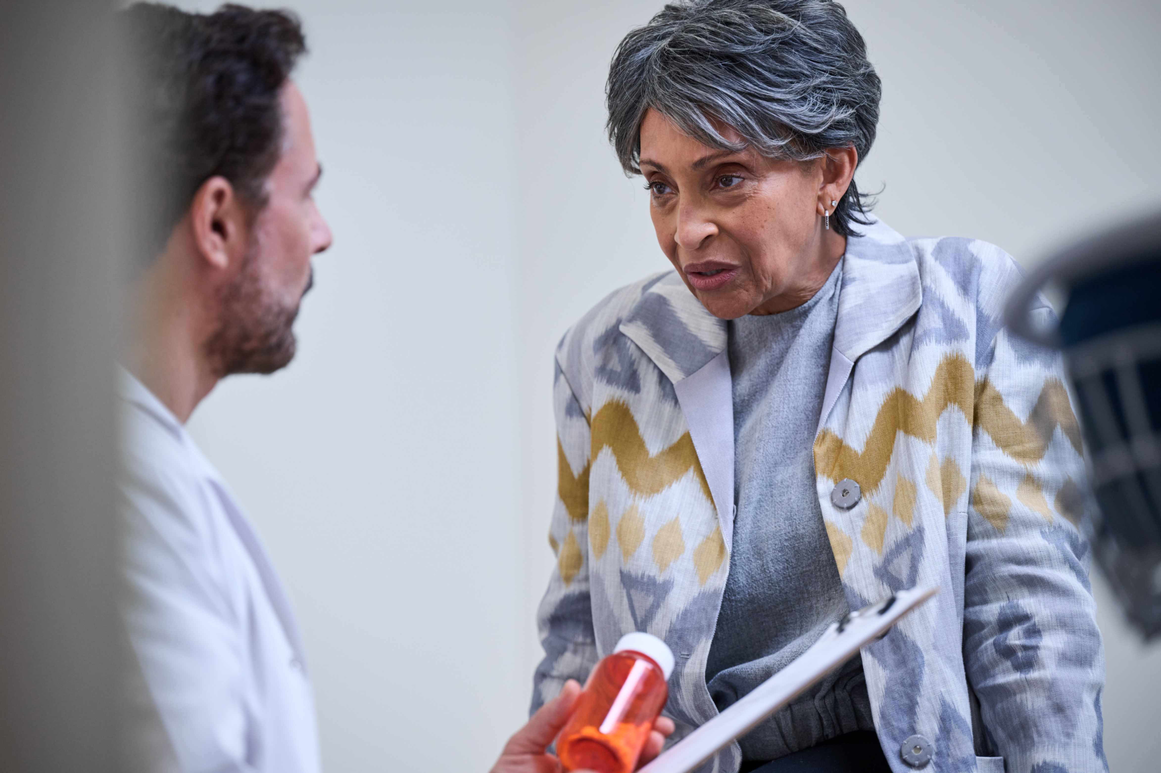 Healthcare patient in doctors office